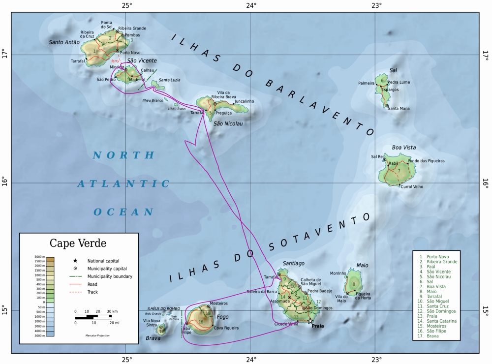 Segeltörn Kapverdische Inseln 2019